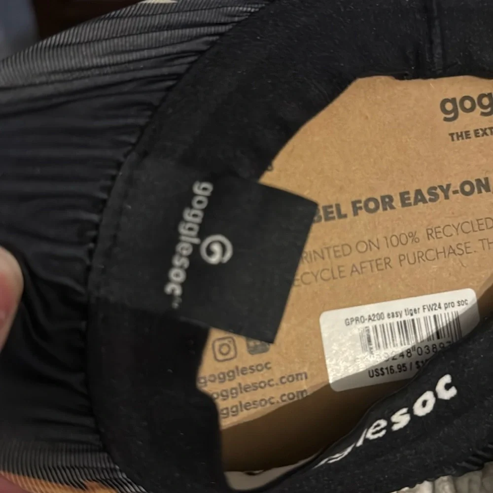 Gogglesoc new with tags tiger print